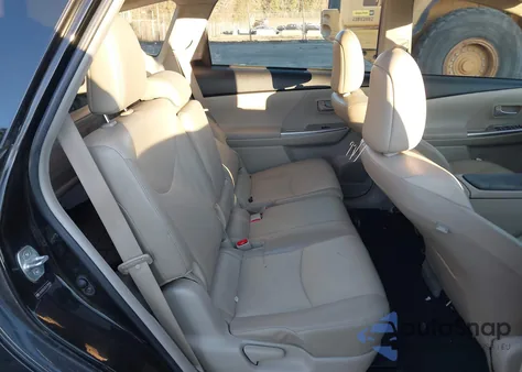 2012 Toyota Prius V Five from USA, damaged, VIN JTDZN3EU2C3139930